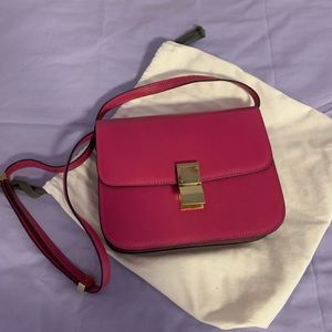 Purse magenta box bag